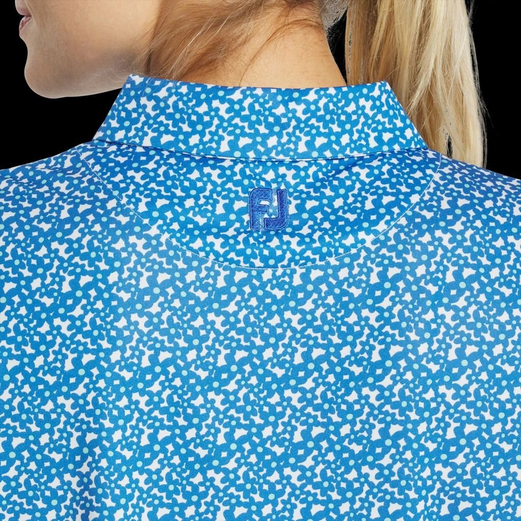 FootJoy Women's Golf Shirt Short Sleeve Floral Print SS Shirt 31567