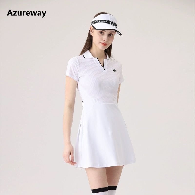 Azureway Ladies Golf Dresses AW-T4201 – iGolfMM Azureway Ladies Golf Dresses AW-T4201 – iGolfMM