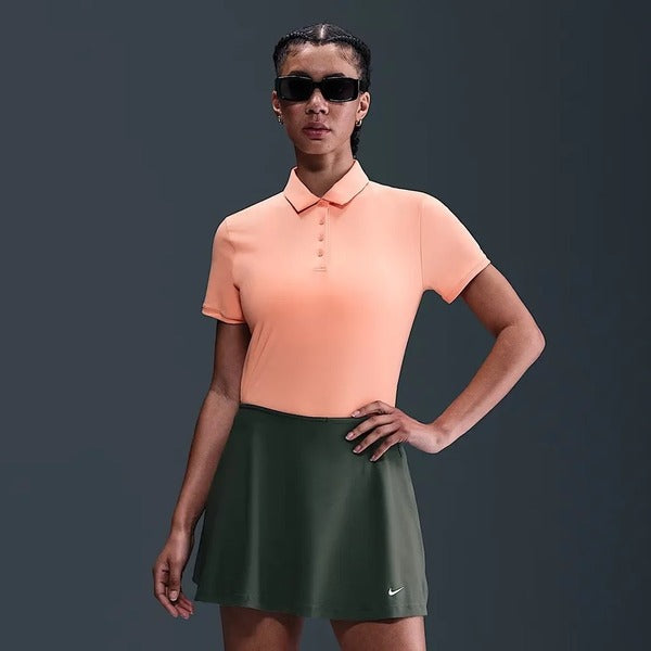 peach nike golf shirt