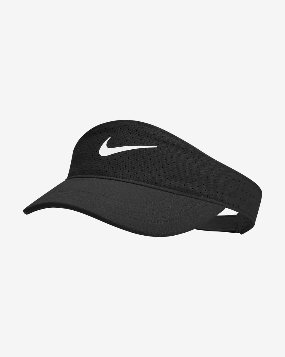 Nike Hat Visor Cap AeroBill Running Training Dri-Fit Gray AV6960