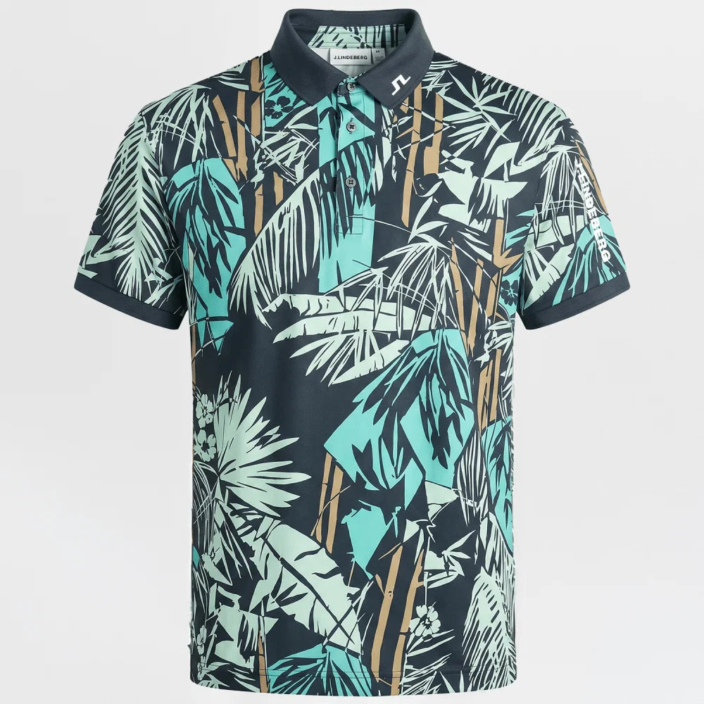 Tour Tech Print Polo| J.Lindeberg O612