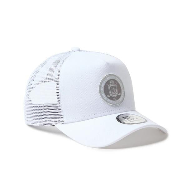 New Era Golf Cap 9FORTY A-Frame Trucker Circle Patch White NEW ERA Golf (14747293)