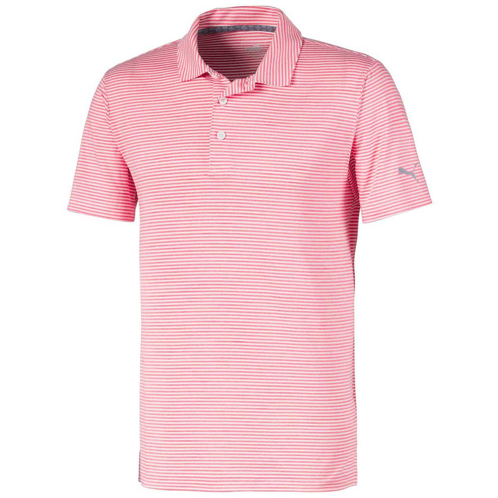CADDIE STRIPE MEN'S GOLF POLO SHIRT | PUMA-595115