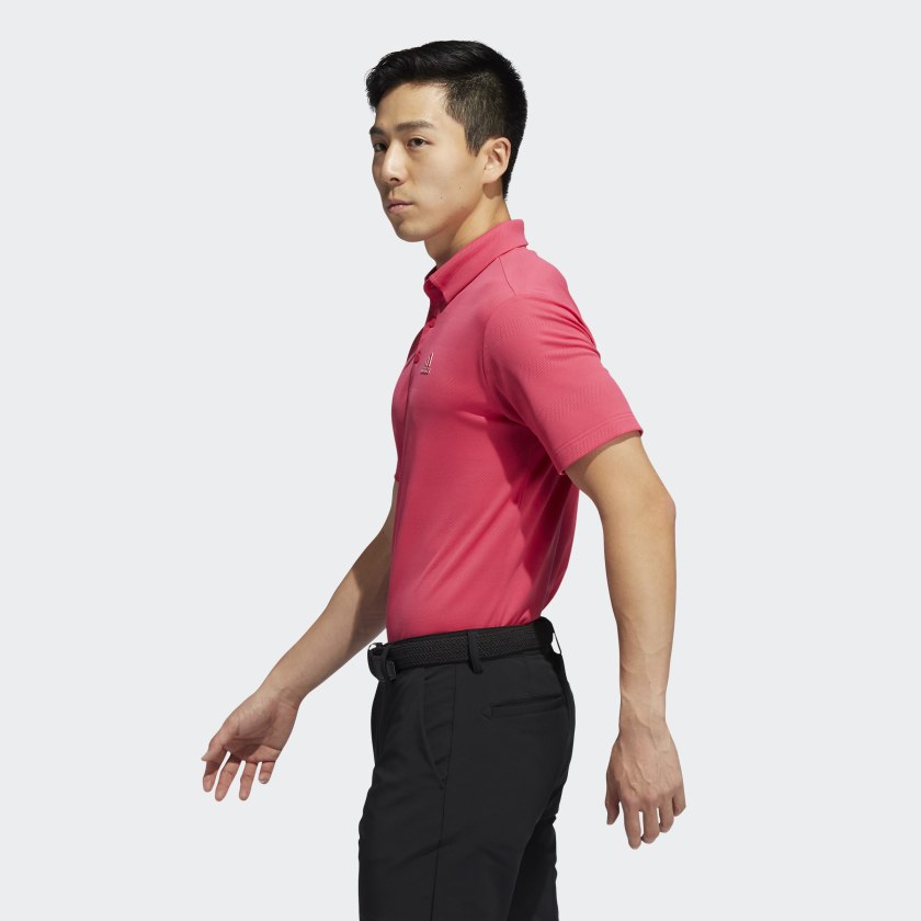ADIDAS GOLF POLO SHIRT POWER PINK L