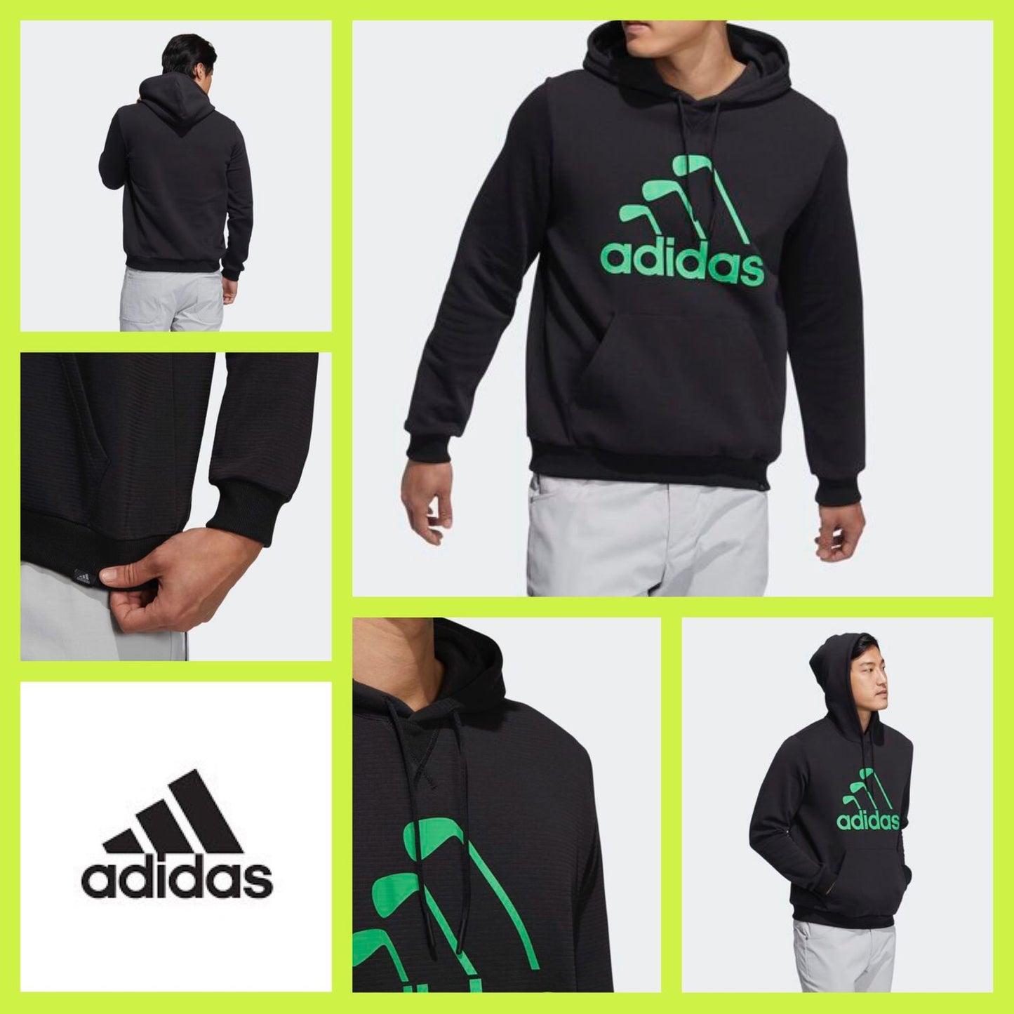 IRON LOGO RECYCLED POLYESTER FULL-ZIP HOODIE | ADIDAS HA1329