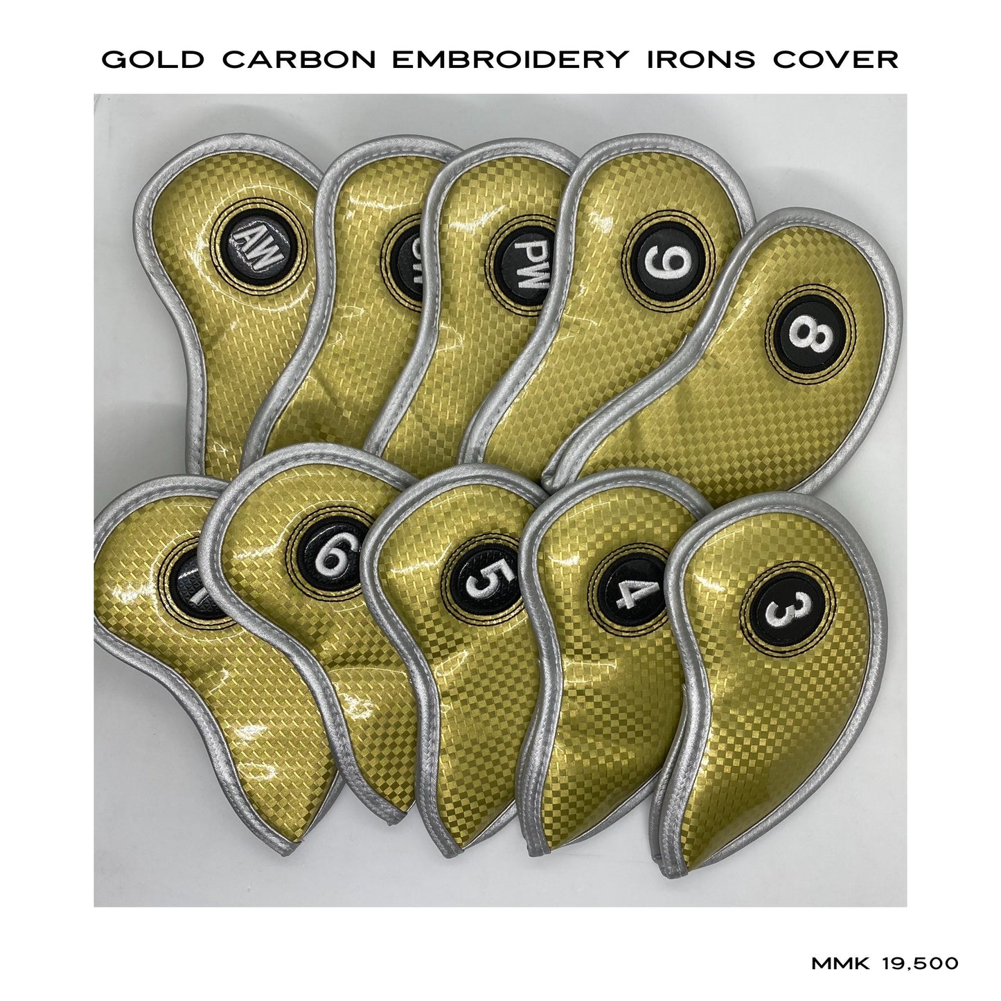 SKULL HEAD EMBROIDERY (Irons cover)