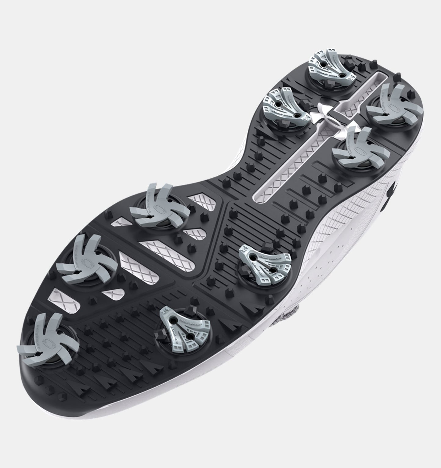 Men's UA Charged Draw 2 Wide Golf Shoes - 3026401 100