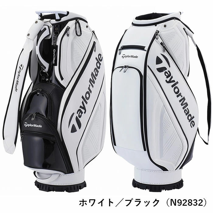 TaylorMade Golf 2022 Austin Caddy Bag / White / Black / TD248 TaylorMade Golf 2022 Austin Caddy Bag / White / Black / TD248