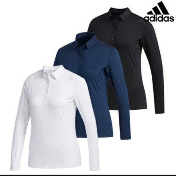 adidas women's long sleeve golf shirts