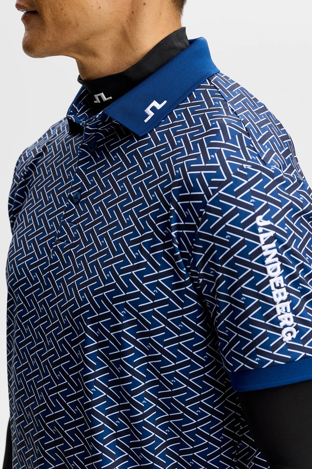 Tour Print | J.Lindeberg O613 Ladder Estate Navy S