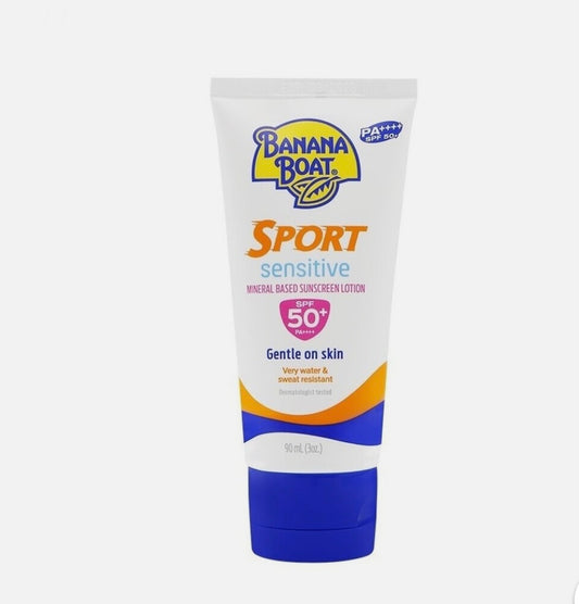Banana Boat Sports Sensitive Sunscreen Lotion - SPF50+