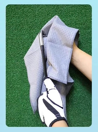 Golf Towel Black & Gray