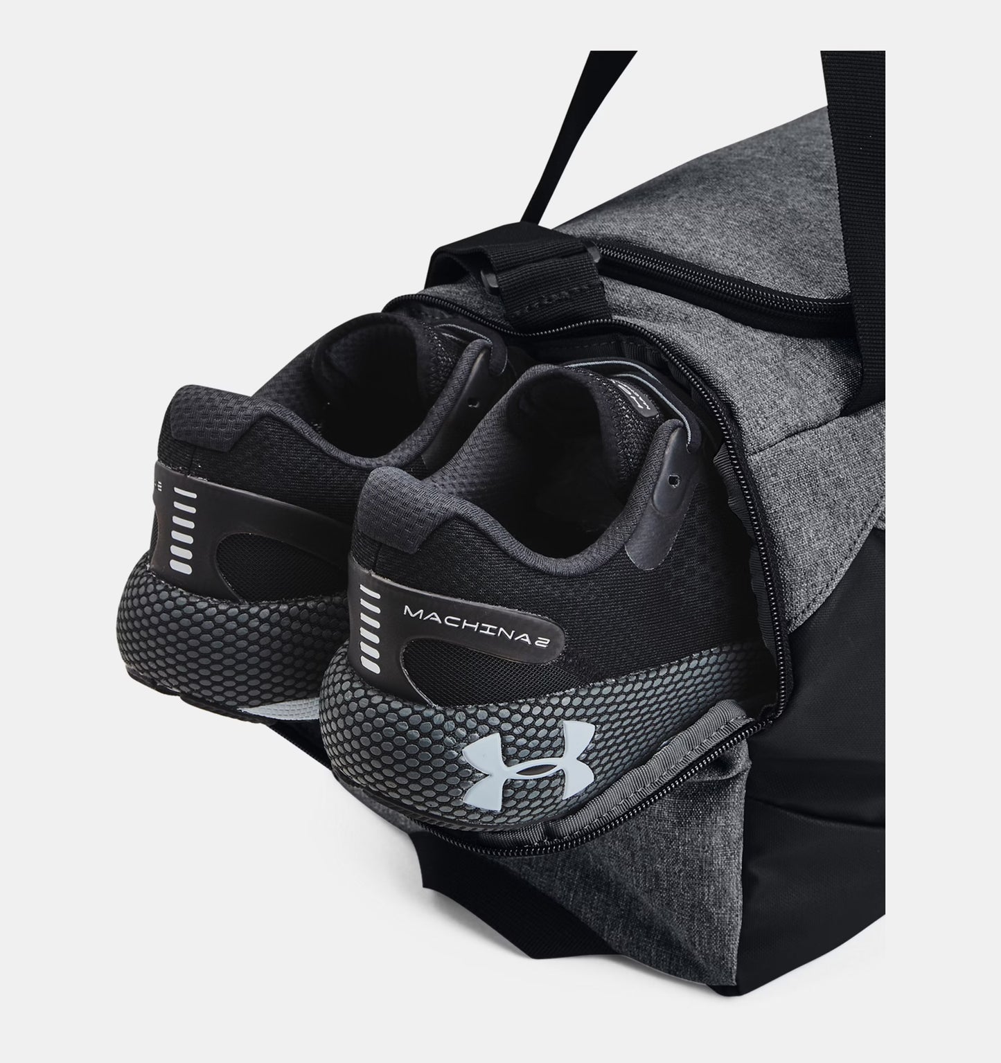 UA Undeniable 5.0 XS Duffle Bag (Pitch Gray Medium Heather / Black - 012)