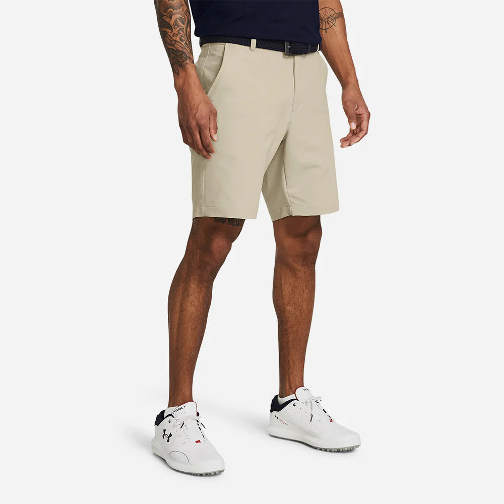 UA Golf Tech Taper Shorts Khaki 1383154