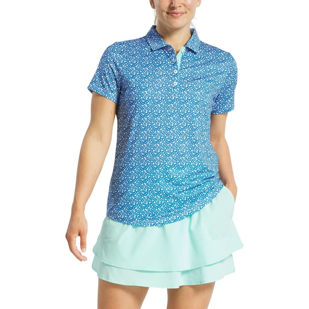 FootJoy Women's Golf Shirt Short Sleeve Floral Print SS Shirt 31567