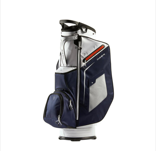 INESIS 14WAY CART GOLF BAG WHITE/NAVY