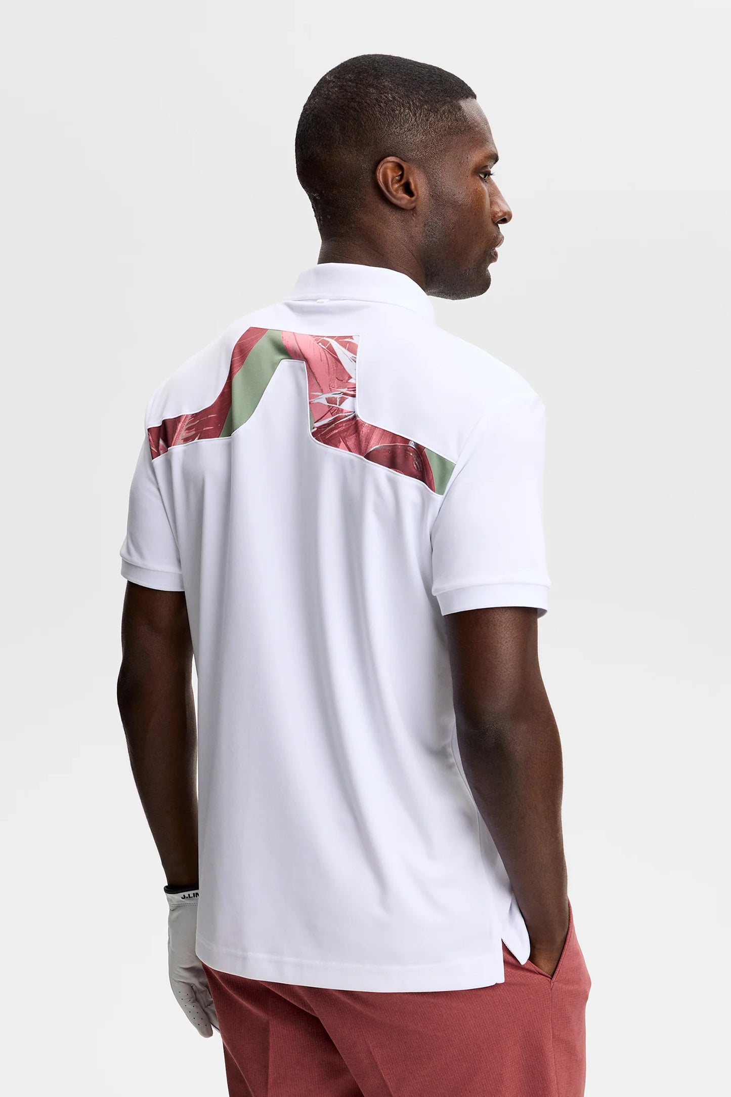 KV Print Polo / Paradise Hedge Green M | J.Lindeberg