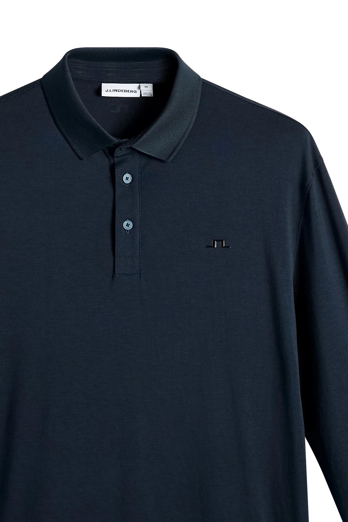 Florian LS Polo Black | J.Lindeberg