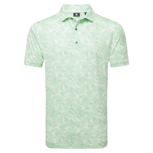FootJoy Leaf Camo Lisle Golf Shirt 32695