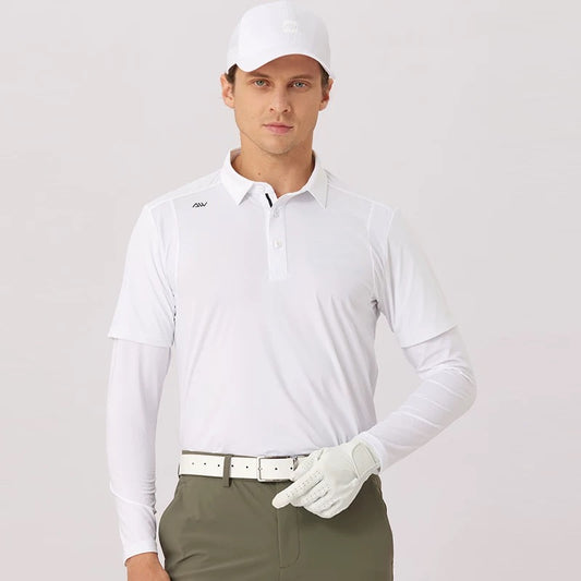 Azureway Men’s Golf Long Sleeves Shirt T5408