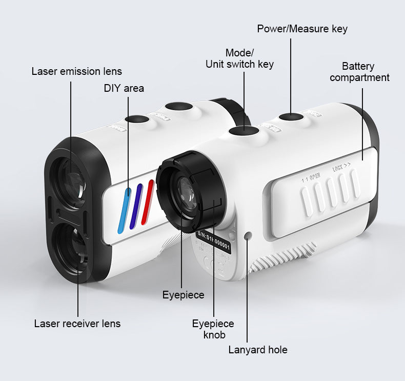 MiLESEEY Laser Rangefinder Golf PF2E