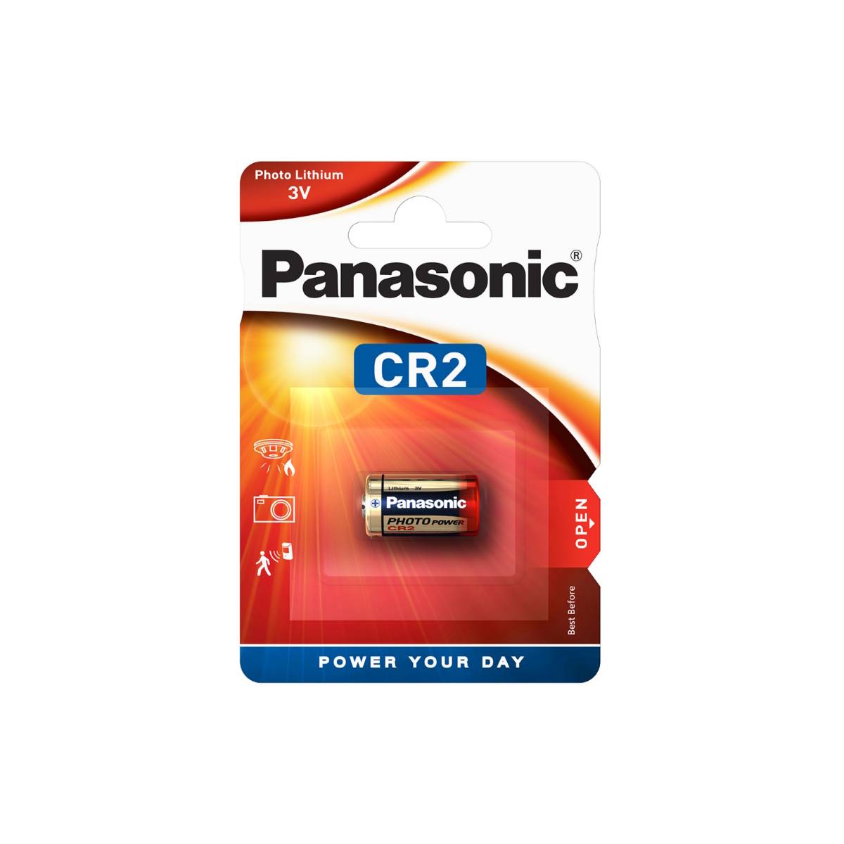 CR2 Panasonic 3V Lithium Battery