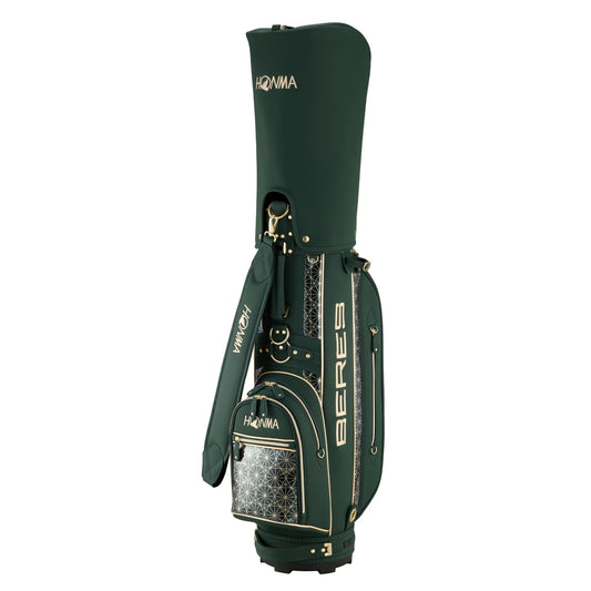 Honma Beres 3 Star, Green, Gold, premium golf cart bag, CB52601