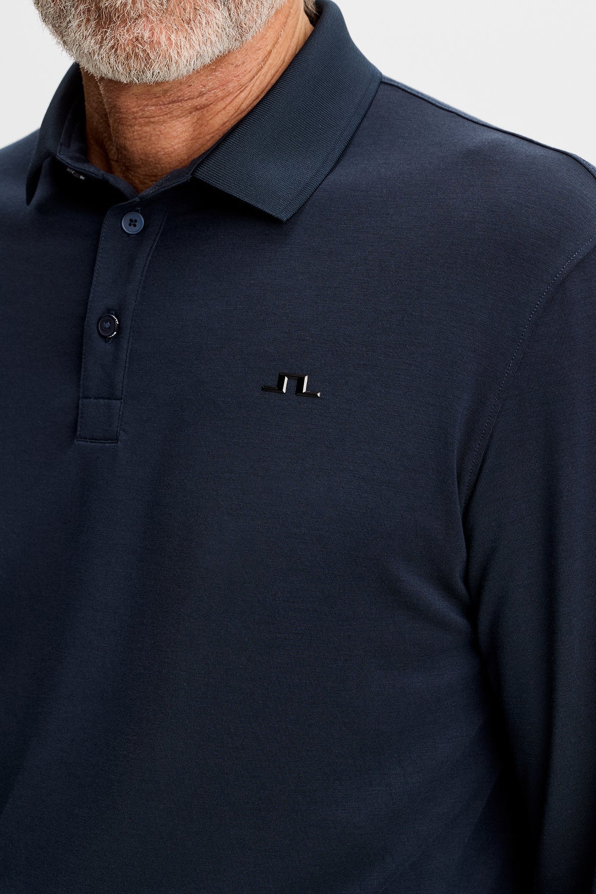 Florian LS Polo Black | J.Lindeberg