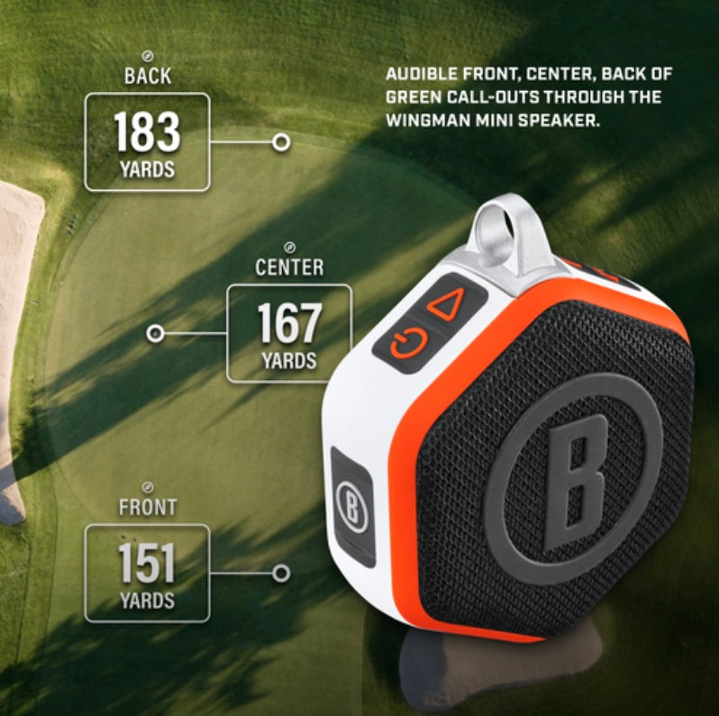 WINGMAN MINI GPS SPEAKER | BUSHNELL GOLF