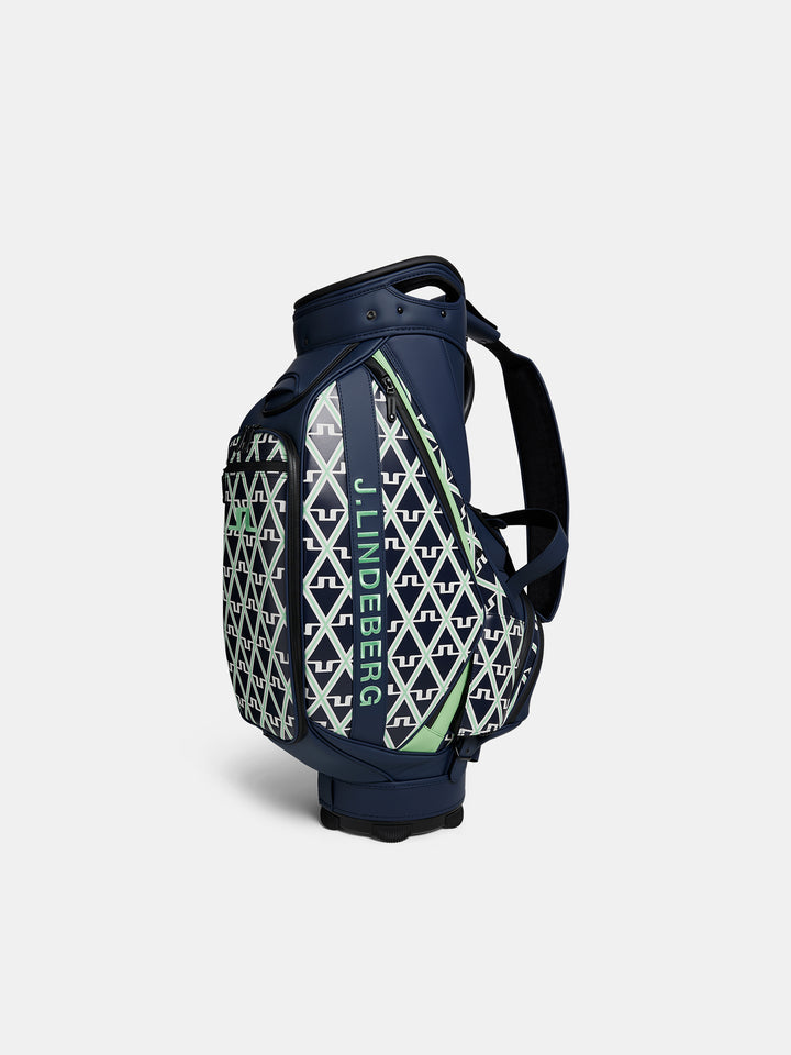 J.LINDEBERG STAFF BAG PRINT GEO JL NAVY