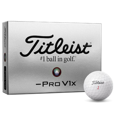 TITLEIST PRO V1X LEFT DASH GOLF BALL