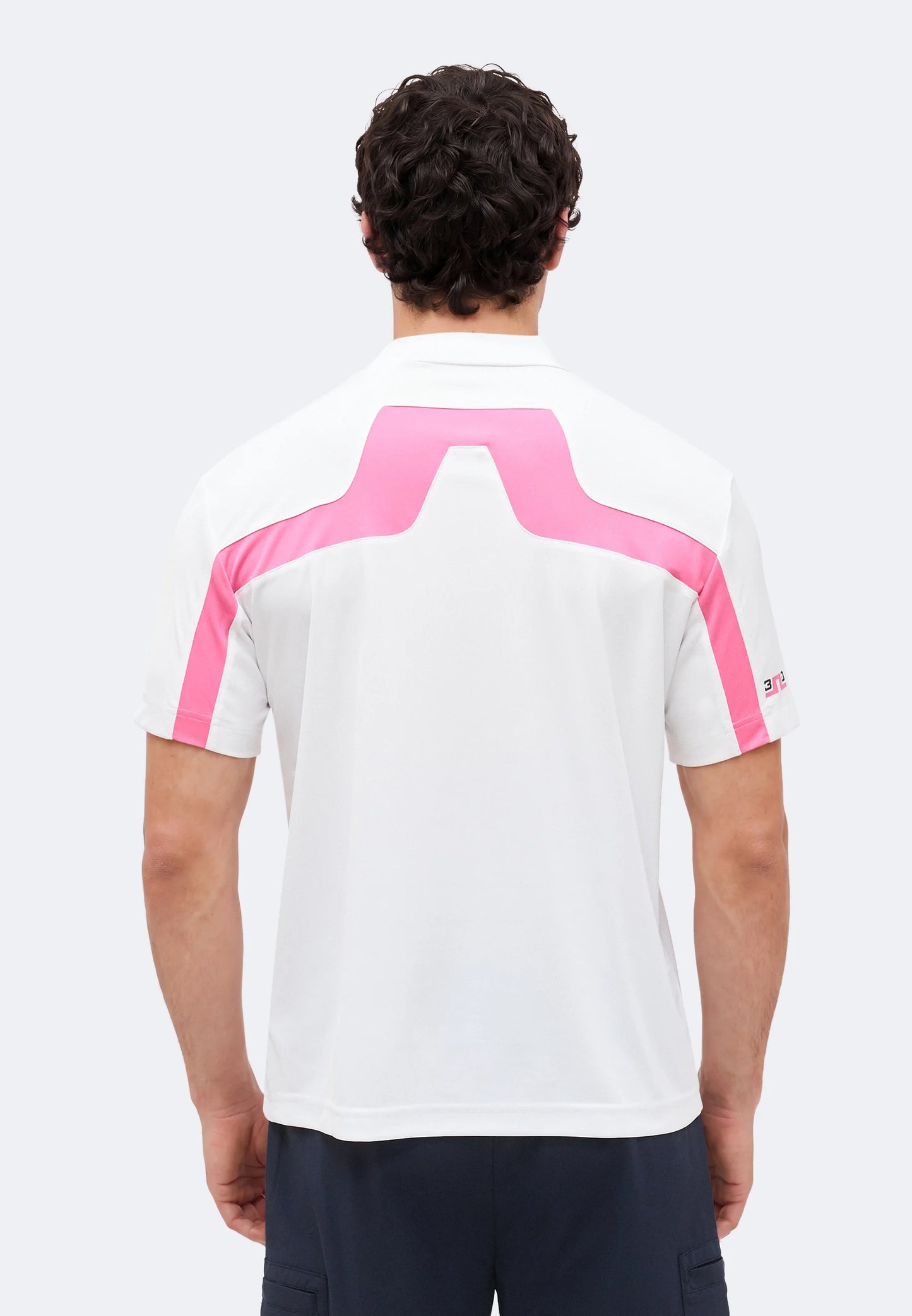 30Y Rory KV Mock Neck White | J.Lindeberg