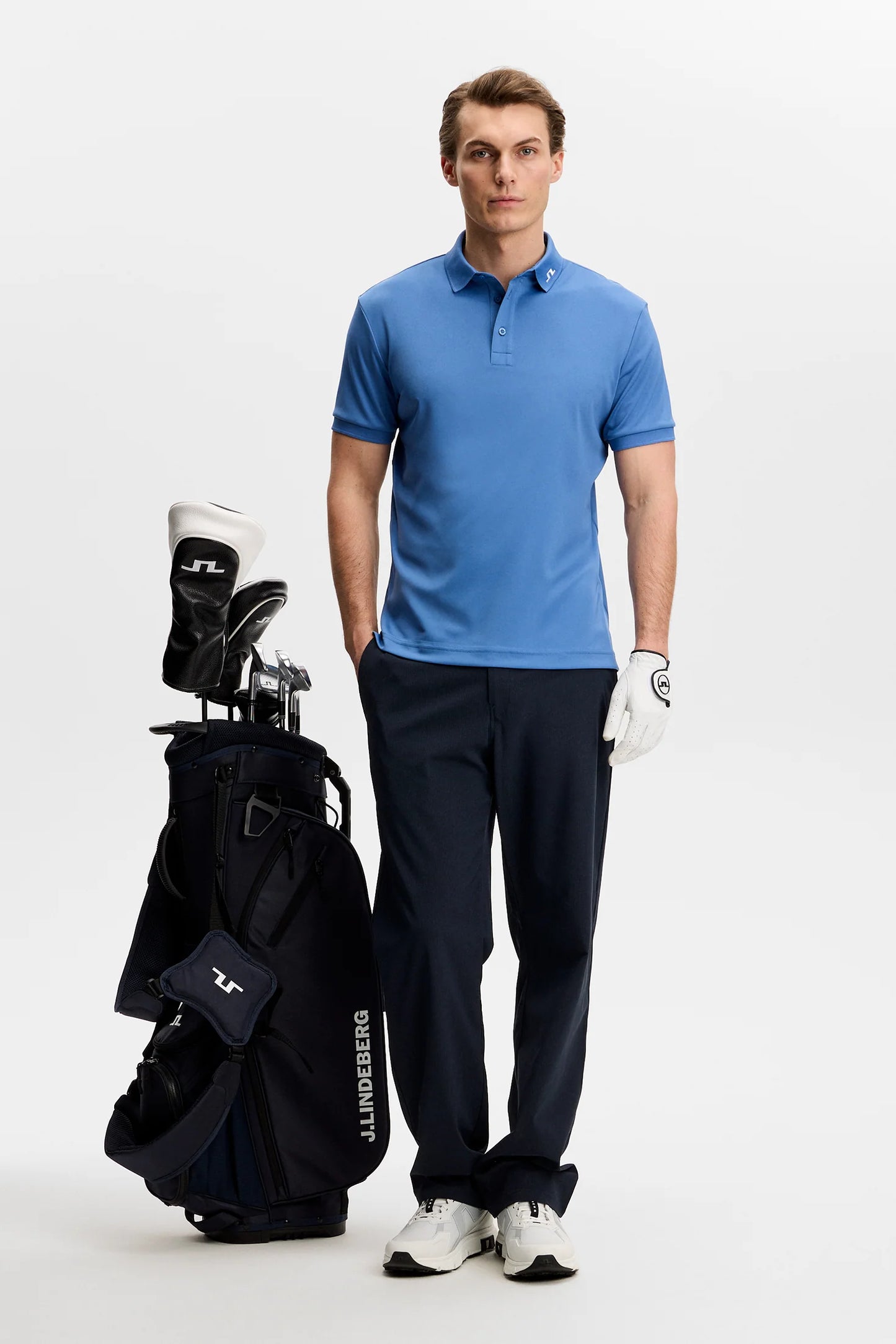 KV Print Polo / Federal Blue | J.Lindeberg