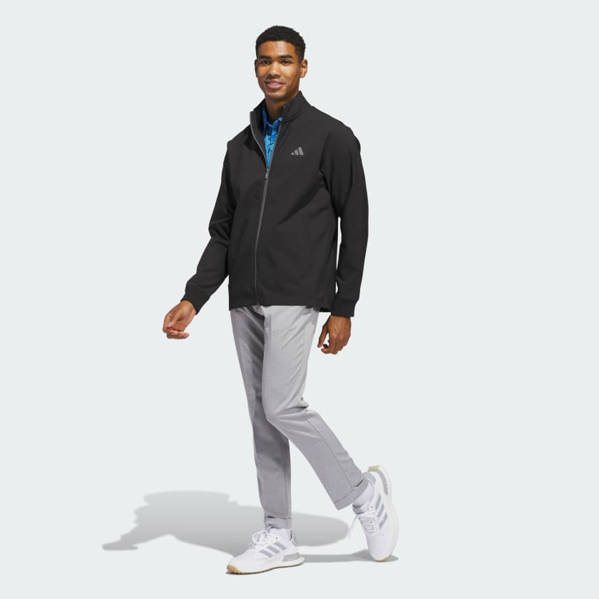 ADIDAS ULTIMATE365 TEXTURED WOVEN FULL-ZIP JACKET KB6796