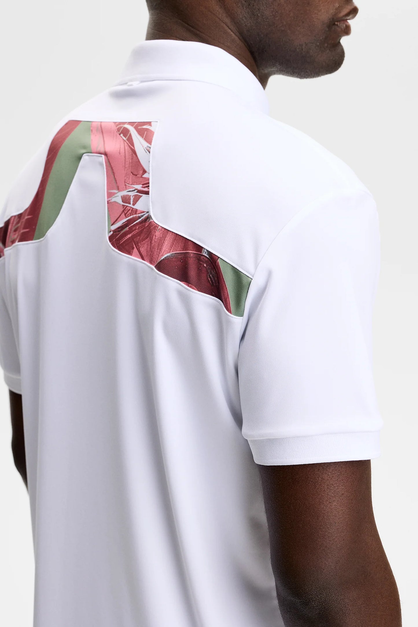 KV Print Polo / Paradise Hedge Green M | J.Lindeberg