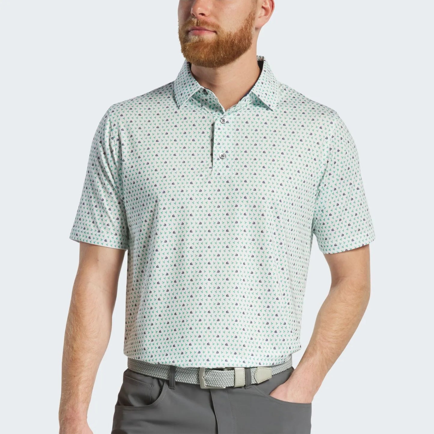 FootJoy Flying Wasp Print Lisle, Self Collar  31375