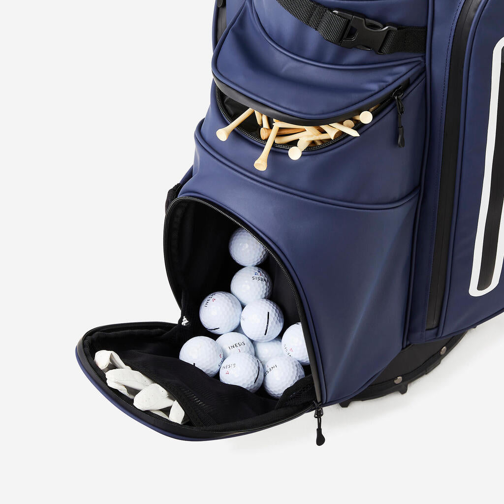 Golf waterproof stand bag - inesis light navy 4843387