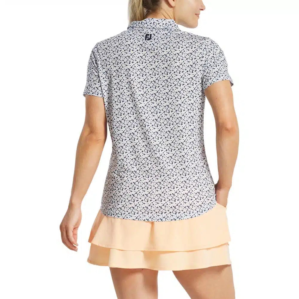 FootJoy Ladies Floral Print Short Sleeve Shirt 31581