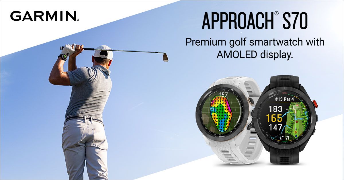 PREMIUM GPS GOLF SMARTWATCH | GARMIN S70