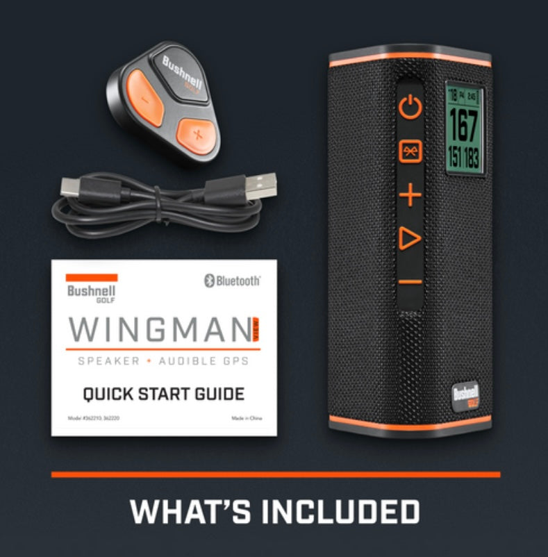 Wingman View Golf Cart GPS Speaker