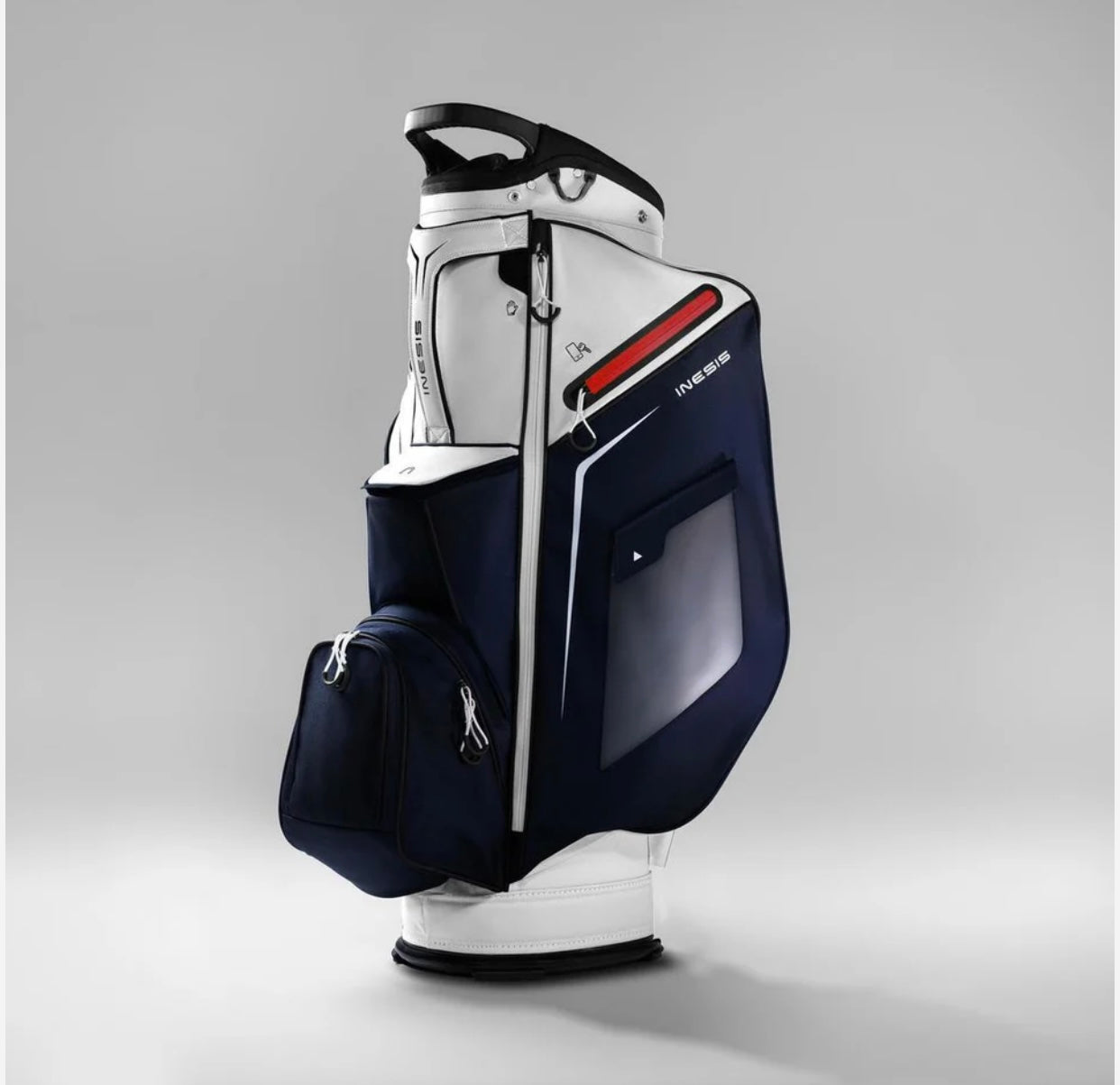 INESIS 14WAY CART GOLF BAG WHITE/NAVY