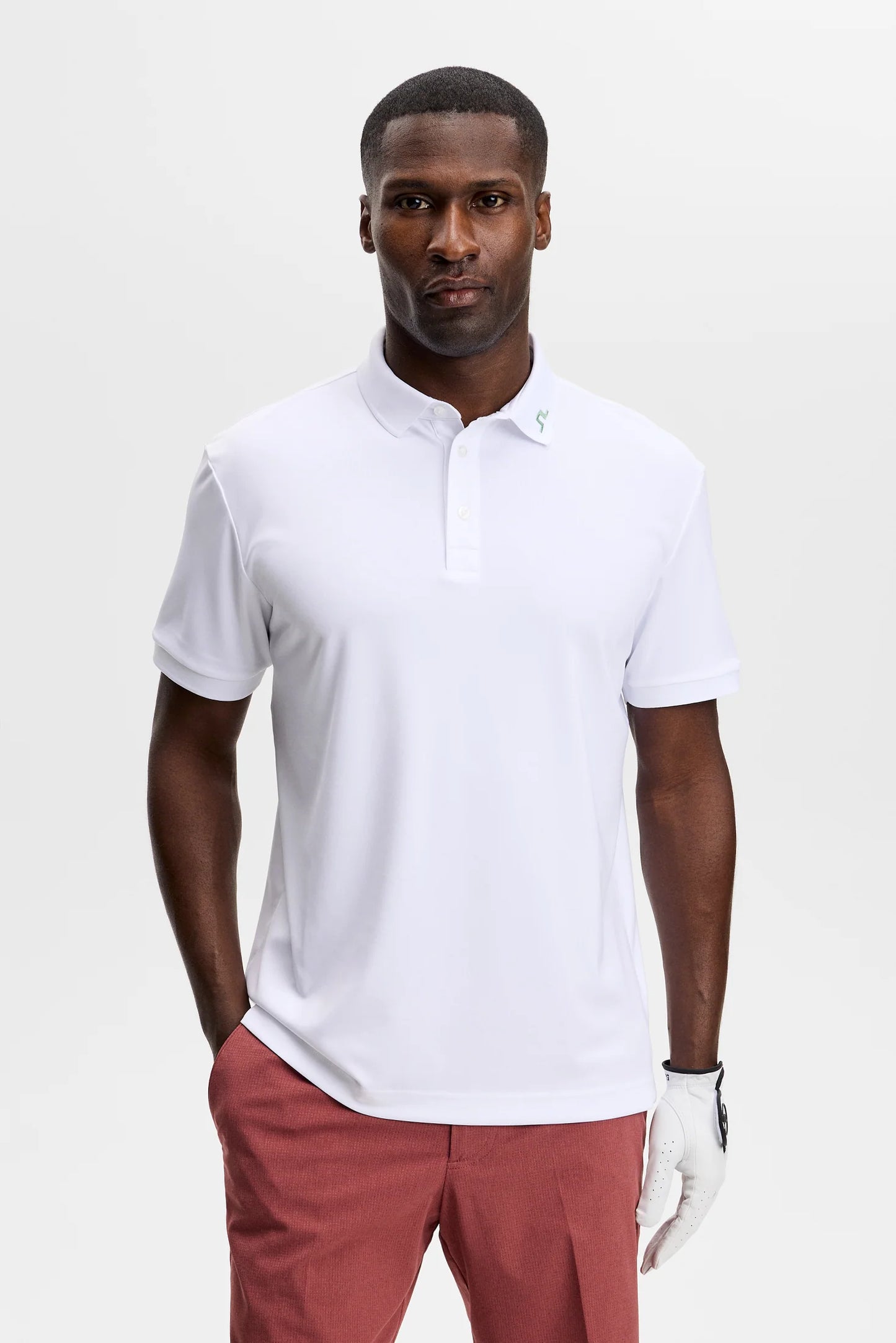 KV Print Polo / Paradise Hedge Green M | J.Lindeberg