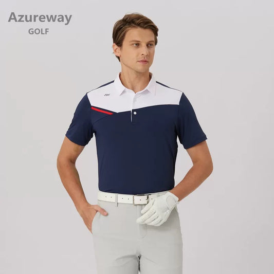 Azureway Men’s Golf Shirt T5415