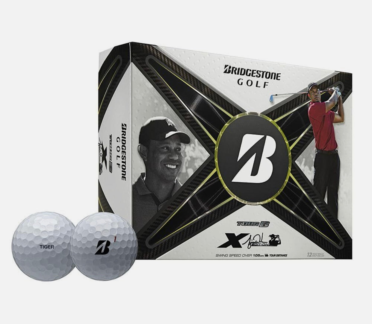 NEW Bridgestone Tour B X Tiger Woods Edition Golf Balls