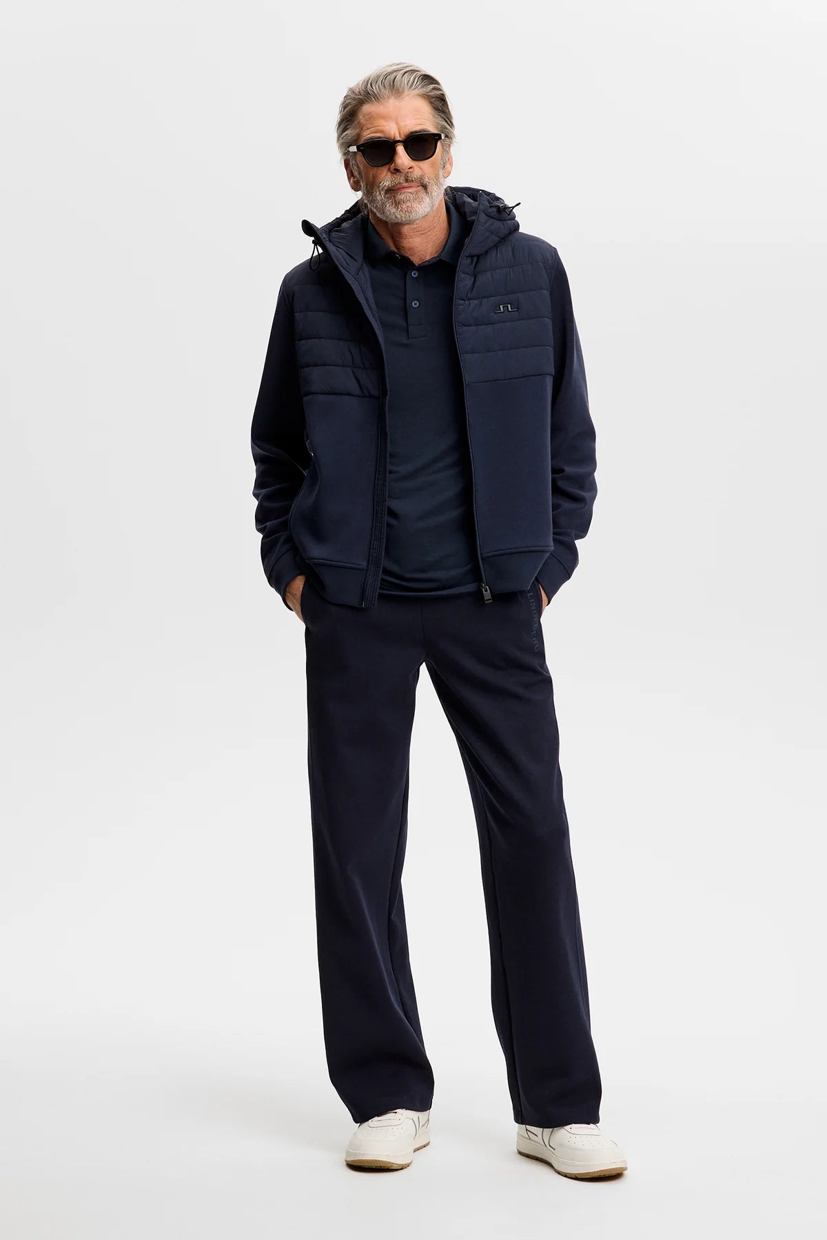 Florian LS Polo Black | J.Lindeberg