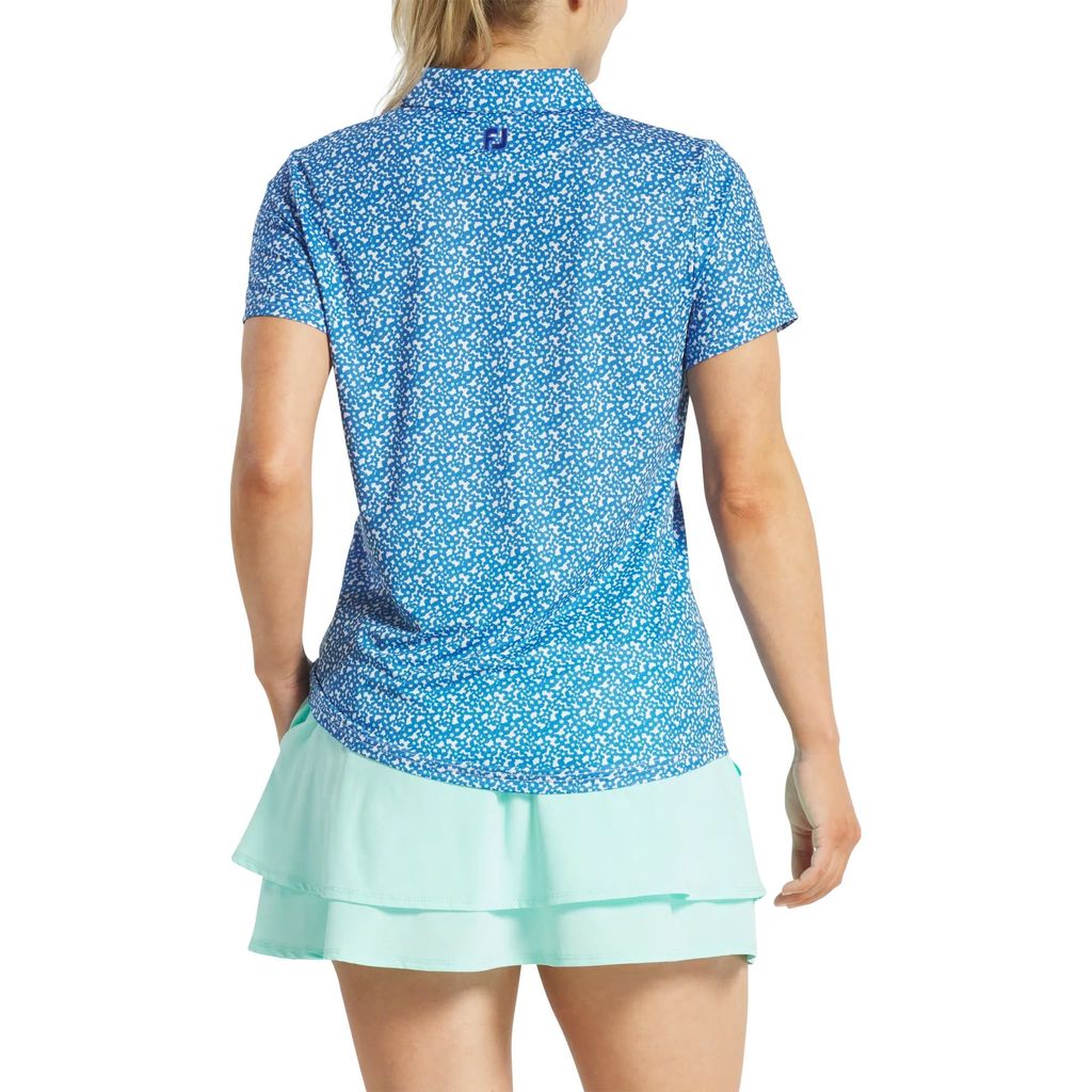 FootJoy Women's Golf Shirt Short Sleeve Floral Print SS Shirt 31567