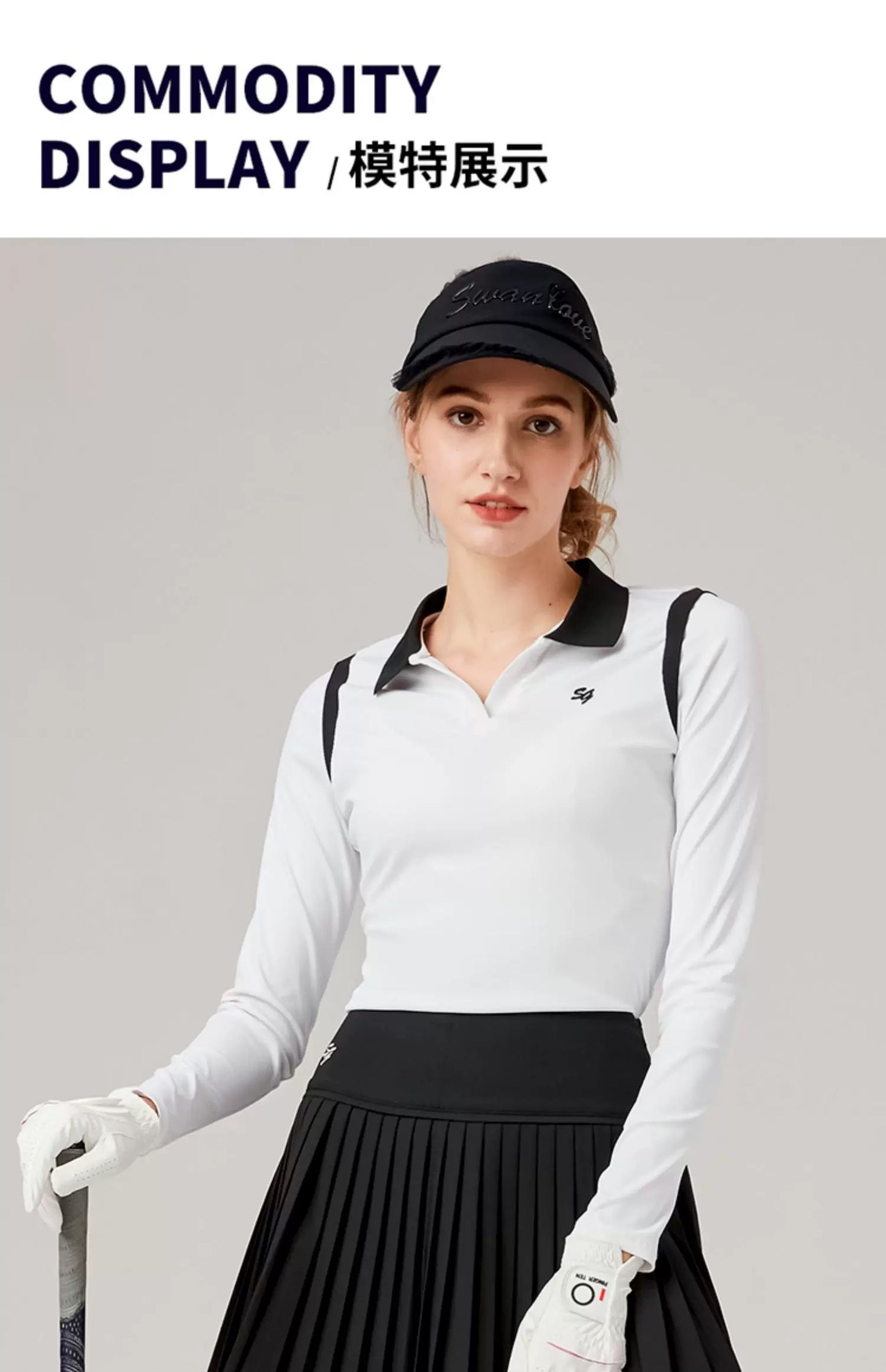 SWANLOVEGOLF WOMEN’s GOLF LONG SLEEVES SHIRT SG2341T