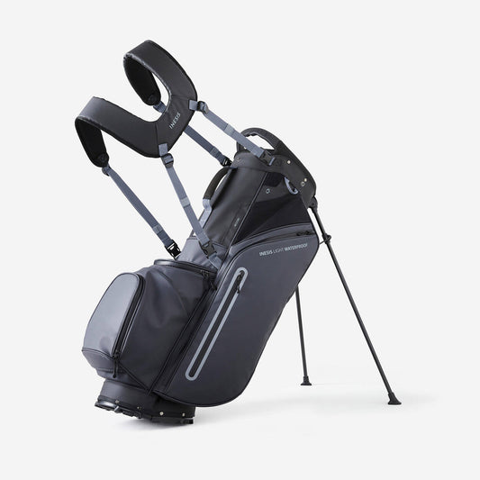 Waterproof golf stand bag - INESIS Black 4843386