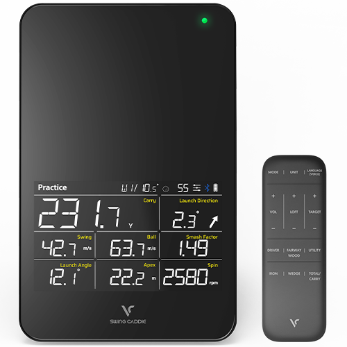 Swing Caddie SC4 Golf Launch Monitor + Driving Range Simulator
