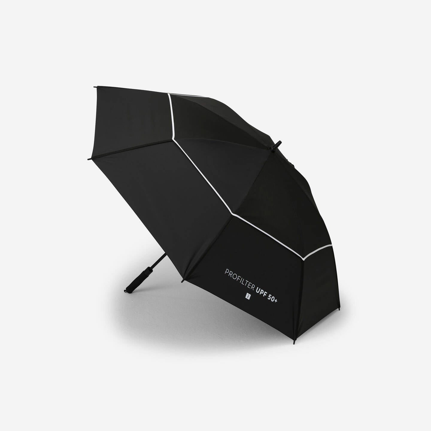 DECATHLON  GOLF UMBRELLA PRO-FILTER LARGE - BLACK